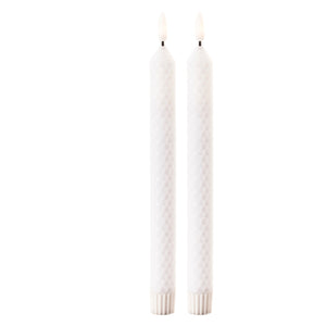 FIA-Wick-White-Textured-Taper-Candle-(Set-of-2)-Candles