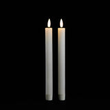 Fia wick ivory taper candle (set of 2)