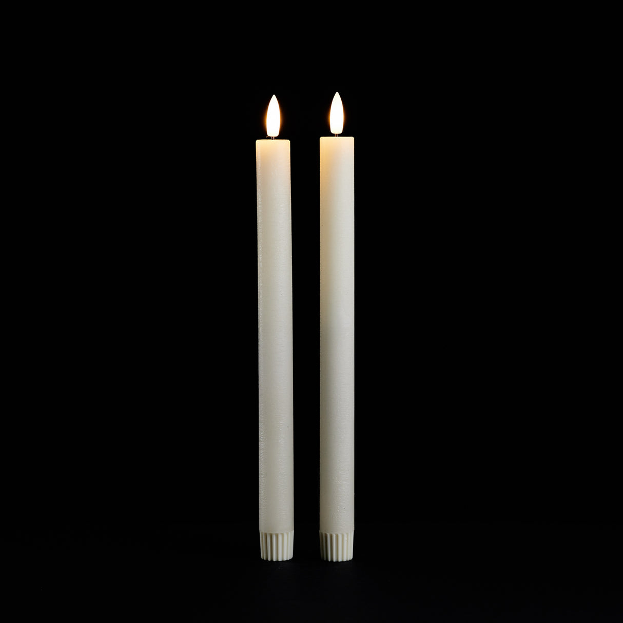 Fia wick ivory taper candle (set of 2)