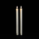 Fia wick ivory taper candle (set of 2)