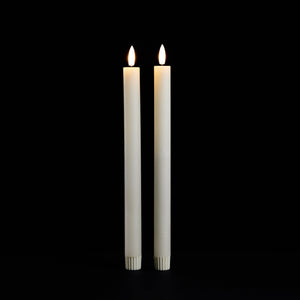 FIA Wick Ivory Taper Candle (Set of 2)