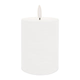 Fia wick white pillar candle (set of 2)