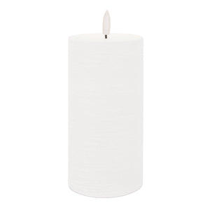 FIA Wick White Pillar Candle (Set of 2)