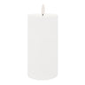 Fia wick white pillar candle (set of 2)