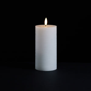 FIA Wick White Pillar Candle (Set of 2)