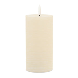 FIA Wick Ivory Pillar Candle (Set of 2)