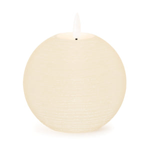 FIA Wick Ivory Round Candle (Set of 2)
