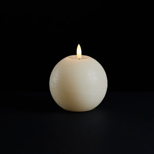 FIA Wick Ivory Round Candle (Set of 2)