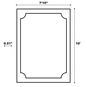 Alda Modern Minimalist Mingled Chic Solid Indoor/Outdoor Area Rug