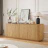 Modern Fluted Sideboard Storage Cabinet