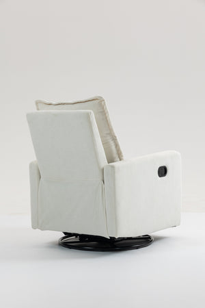 Short Plush Manual Button Armchair Sofa