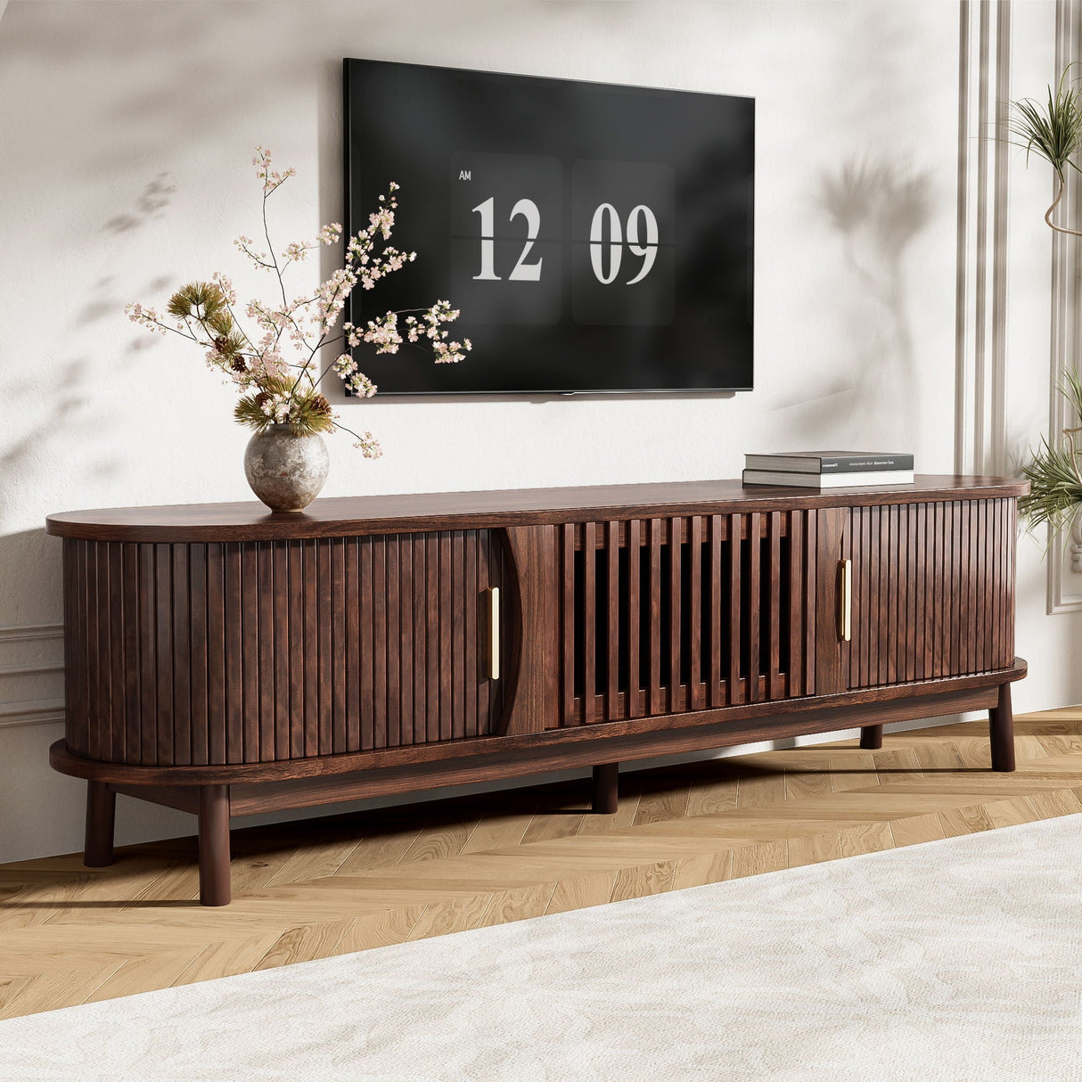 TV Stand Entertainment Center with Storage