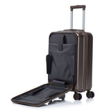 14' & 20' ABS Spinner Wheel Luggage Set with Cosmetic Case