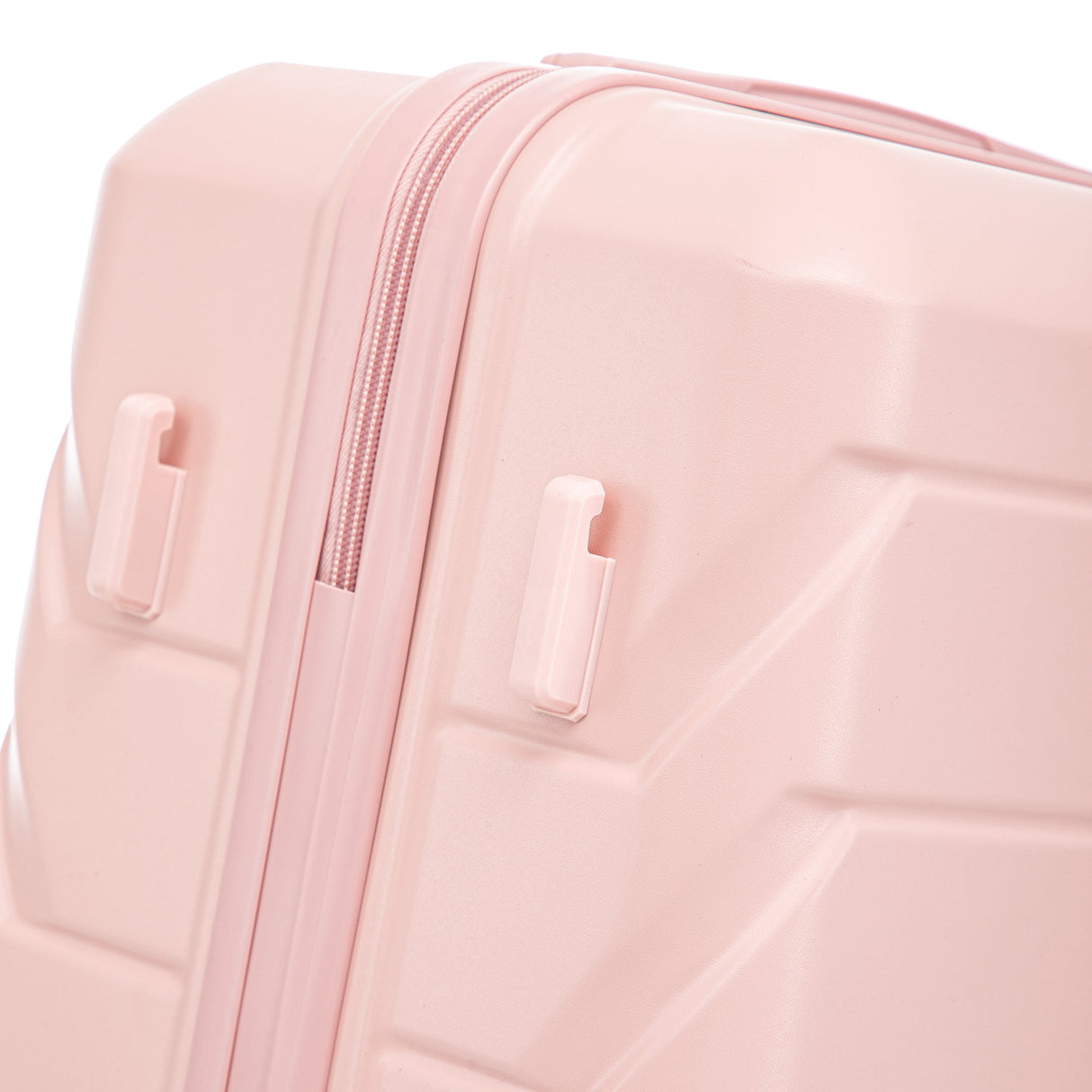 Set of 3 ABS Spinner Wheel Luggage - Pink
