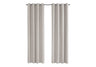 2 Pieces Set Room Darkening Curtain Panels with Grommet - Contemporary Style