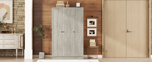 3 Door Shutter Wardrobe With Shelves