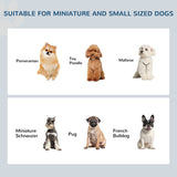 PawHut 6" Height Small Puppy Dog Feeding Station for Messy Pets, Stainless Steel Elevated Dog Bowls with Modern Wooden Frame, Dog Food Stand Pet Feeding Station, White