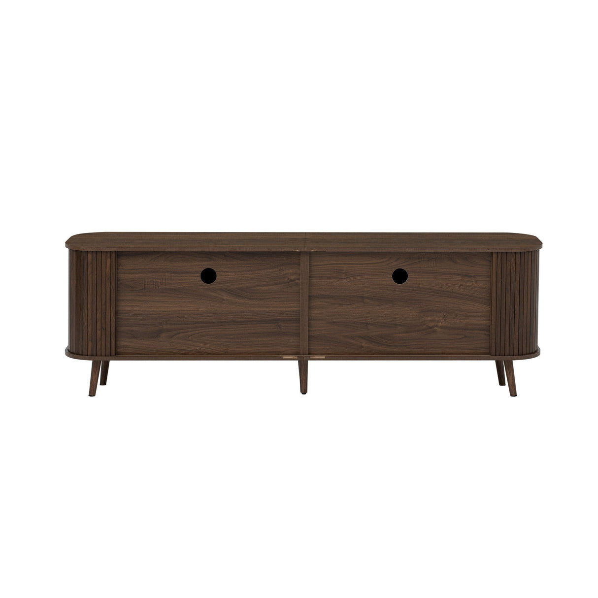 70" TV Stand, Media Center With Ample Storage - Dark Brown