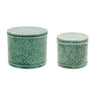 Sage-green-metal-container-with-lid-(set-of-2)-Decorative-Objects