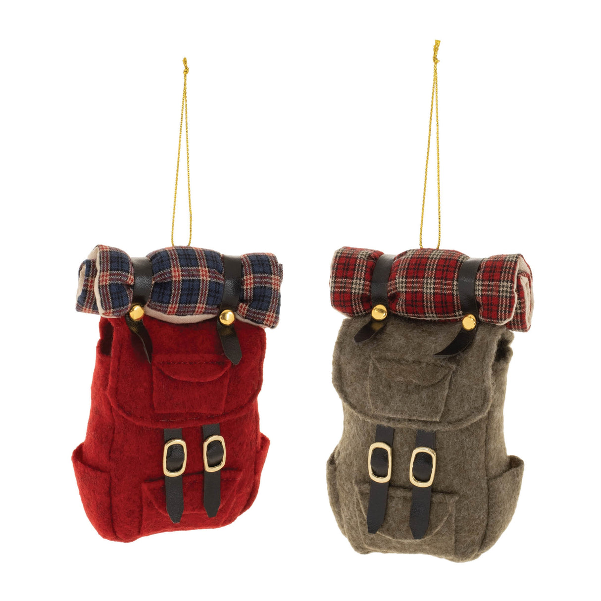 Hiking backpack ornament (set of 12)