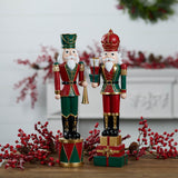 Holiday nutcracker soldier (set of 2)