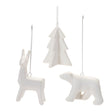 Modern-ceramic-animal-ornaments-(set-of-6)-Christmas-Ornaments
