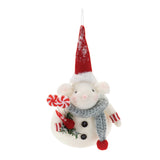 Plush mouse ornament (set of 12)
