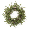 Pine and pinecone wreath 24"d