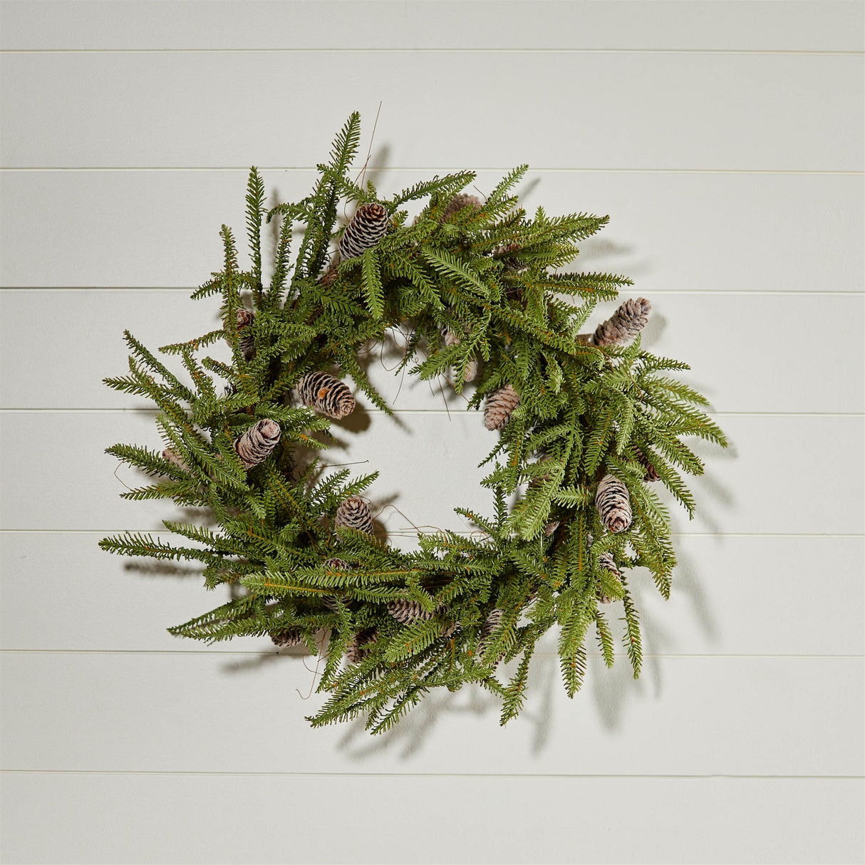 Pine and pinecone wreath 24"d