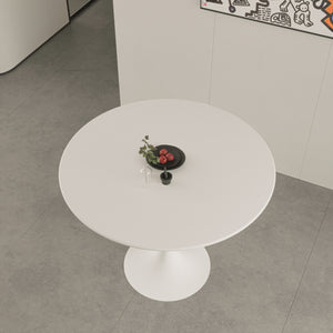 31.5" White Dining Table