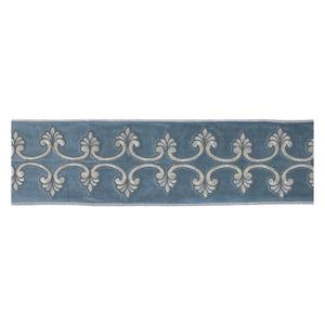 Ornate Embroidered Wired Ribbon 4" x 5 Yds.