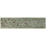 Ornate glittered wired ribbon 4" x 5 yds.