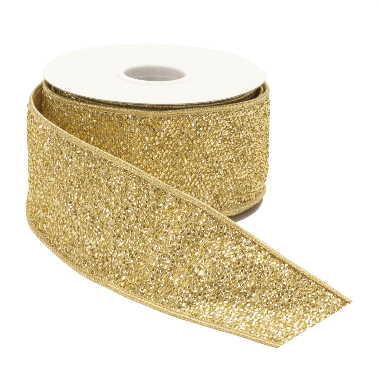 Metallic wired ribbon (set of 2)