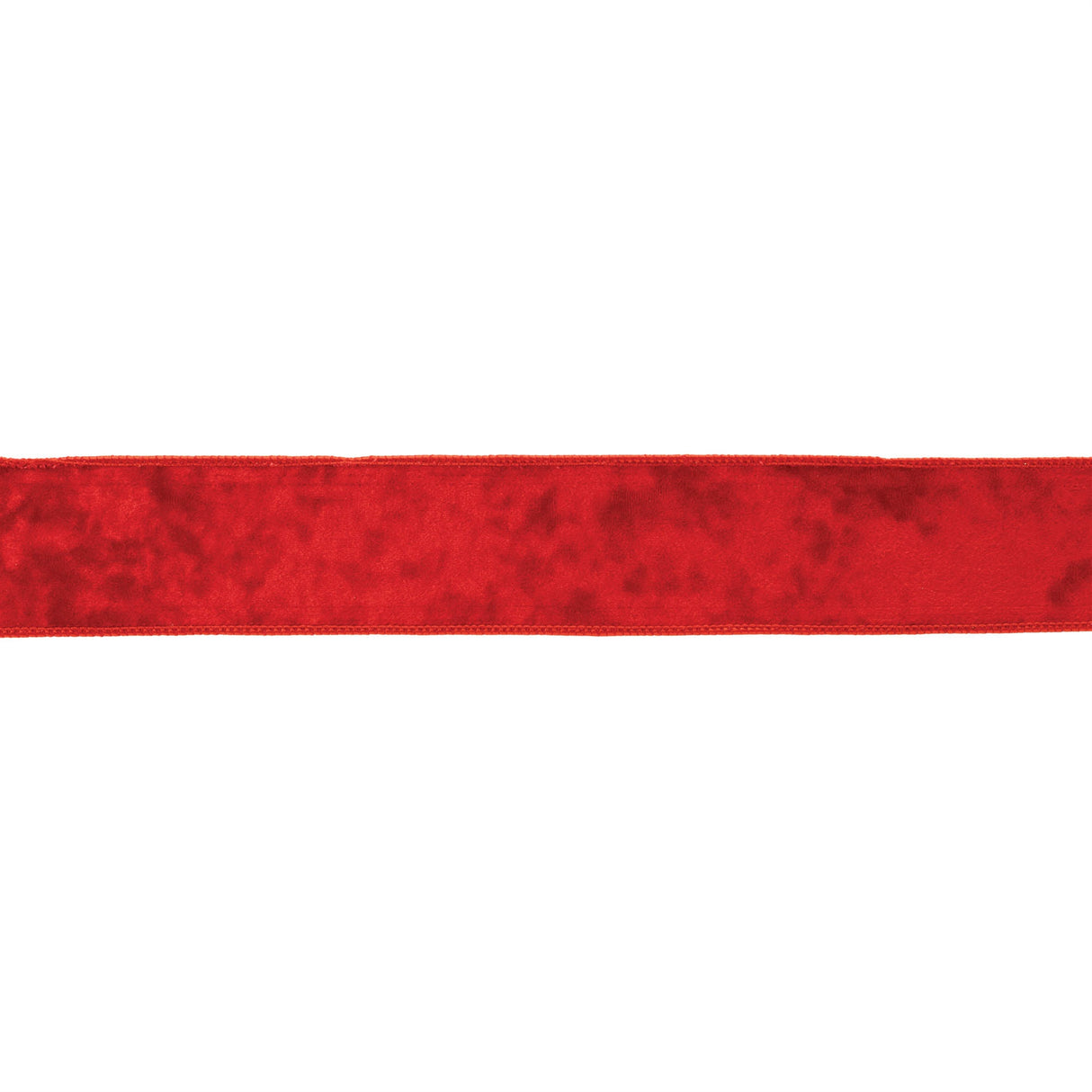 Red wired ribbon 2.5" x 10 yds.