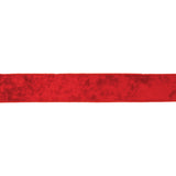 Red wired ribbon 2.5" x 10 yds.
