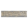 Embroidered damask wired ribbon 4" x 5 yds.