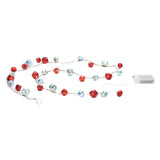 Led sleigh bell wire garland (set of 2)