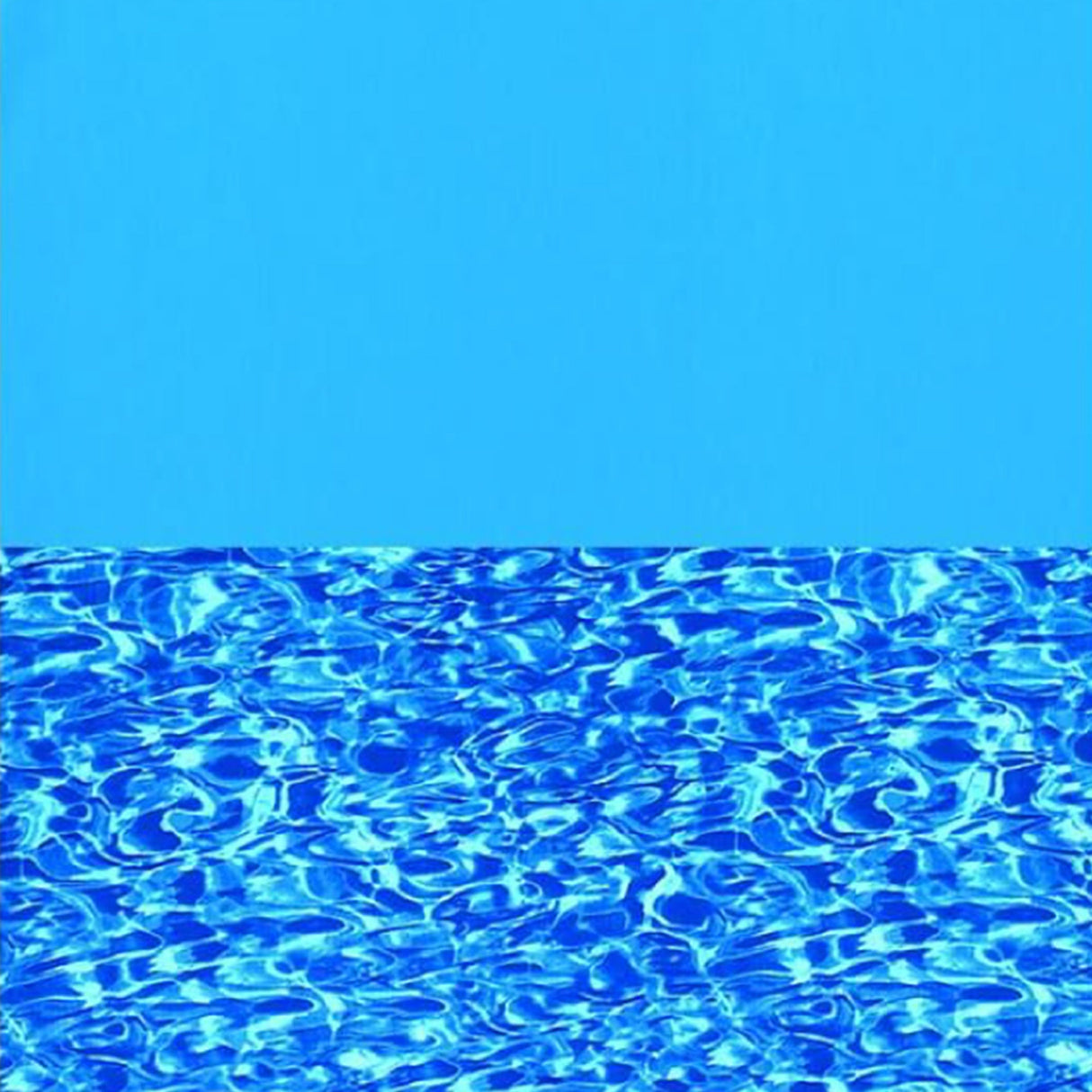 Swimline 18-Ft Round Above Ground Swimming Pool Wall Overlap Liner, Swirl Blue