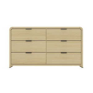 Grace - Dresser With 6 Drawers - Oak