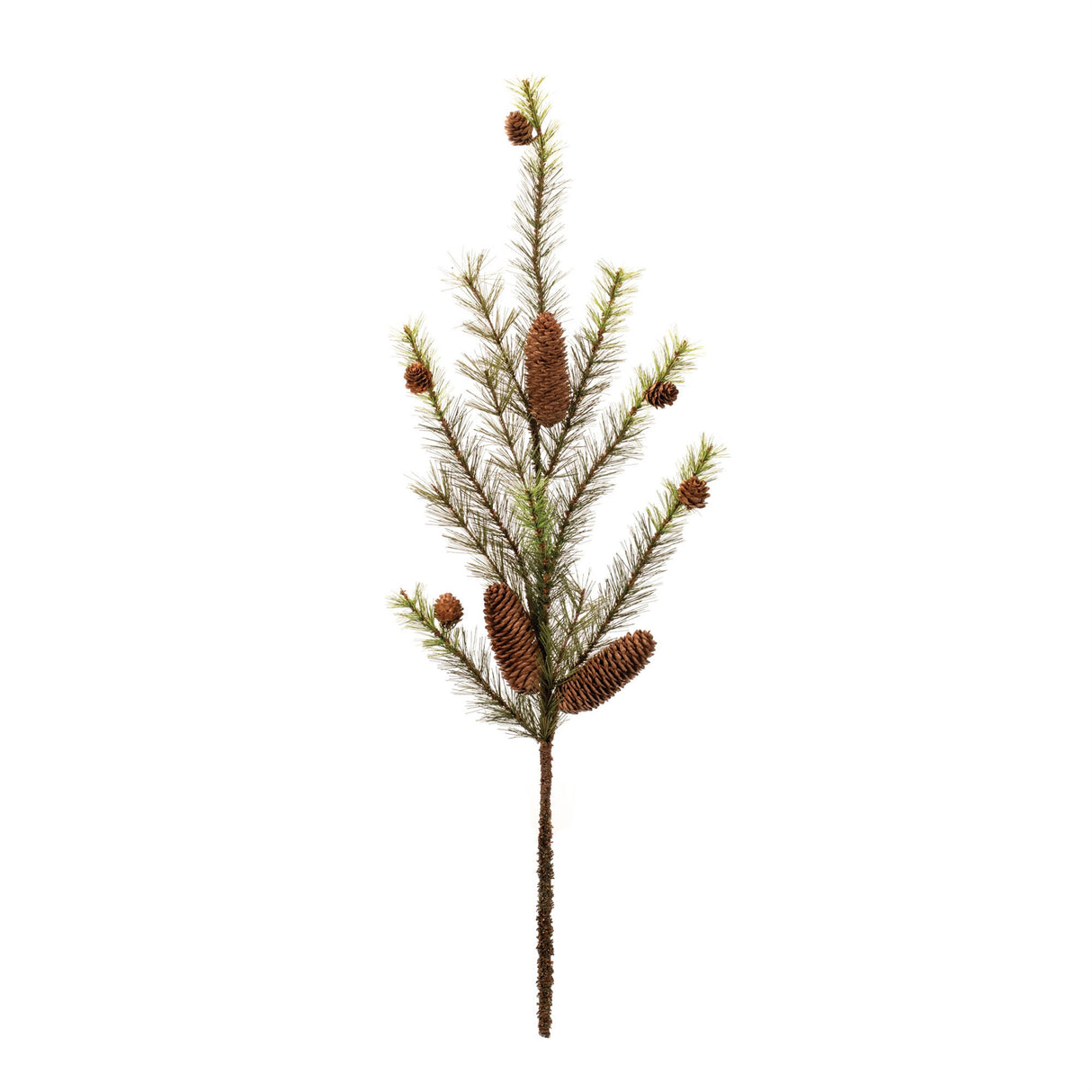 Pine and pinecones spray (set of 6)