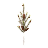Pine and pinecones spray (set of 6)