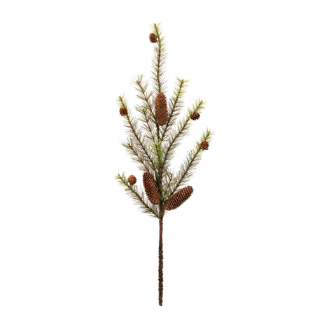 Pine and pinecones spray (set of 6)