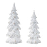 White Washed Pine Tree (Set of 2)