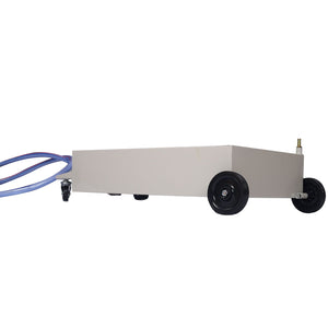 High Impact Polypropylene 20 Gallon Low Profile Oil Drain With Pump Steel - Gray