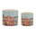 Merry-christmas-village-planter-(set-of-2)-Pots-&-Planters