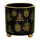 Footed pine tree planter (set of 2)