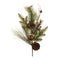 Pine-and-sleigh-bell-spray-(set-of-6)-Artificial-Flowering-Plants