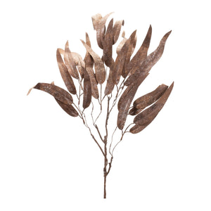 Glittered-Long-Leaf-Eucalyptus-Spray-(Set-of-6)-Artificial-Flowering-Plants