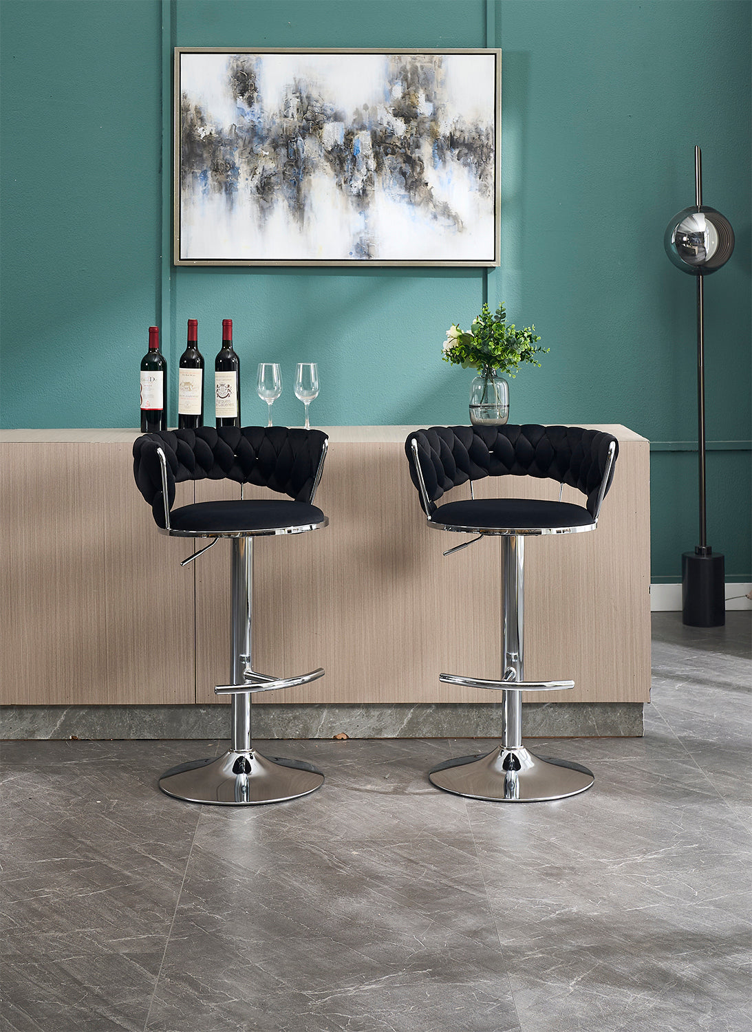 Set of 2 Bar Stools