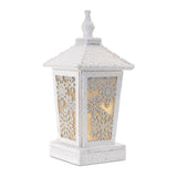 Led winter lantern 16.5"h